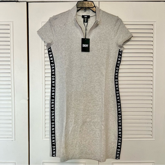 Davy Grey Casual One Piece Dress Knee Length for Women main image 1